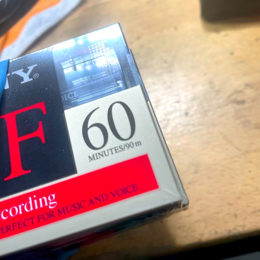 Sony audio cassettes 5 pc 
60 min
New